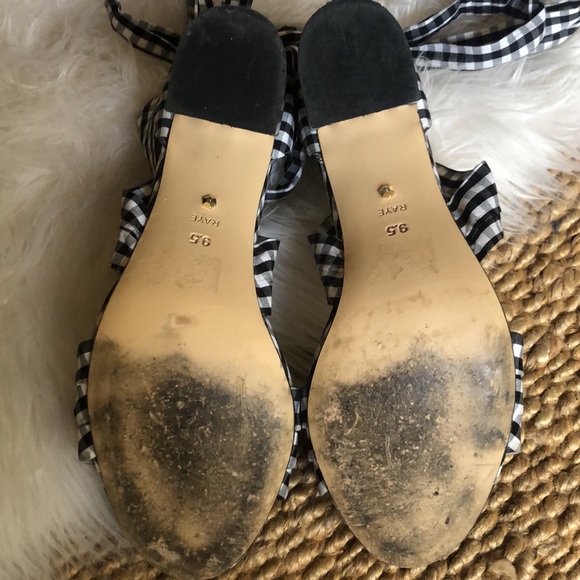 RAYE gingham strappy sandals - Picture 6 of 7